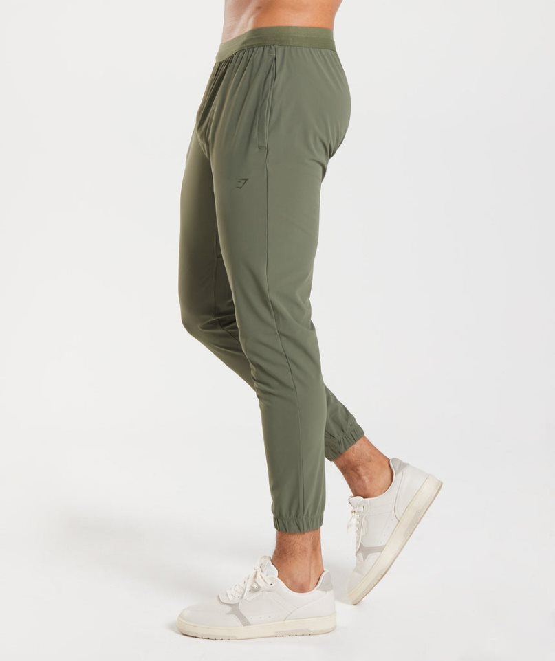 Men's Gymshark Studio Jogger Olive | CA 0ND635